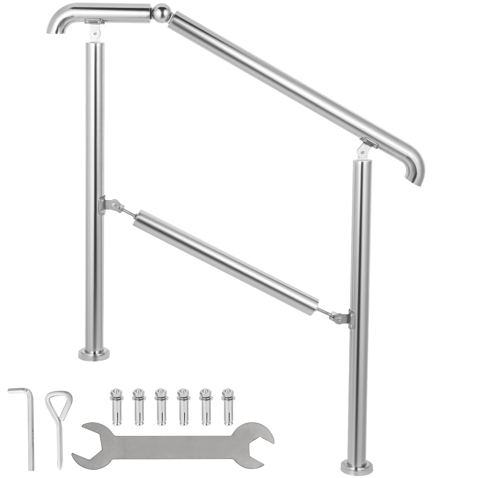 Porraskaide North Craft BXG-3STEP, 106x86cm, ruostumatonta terästä, hopea