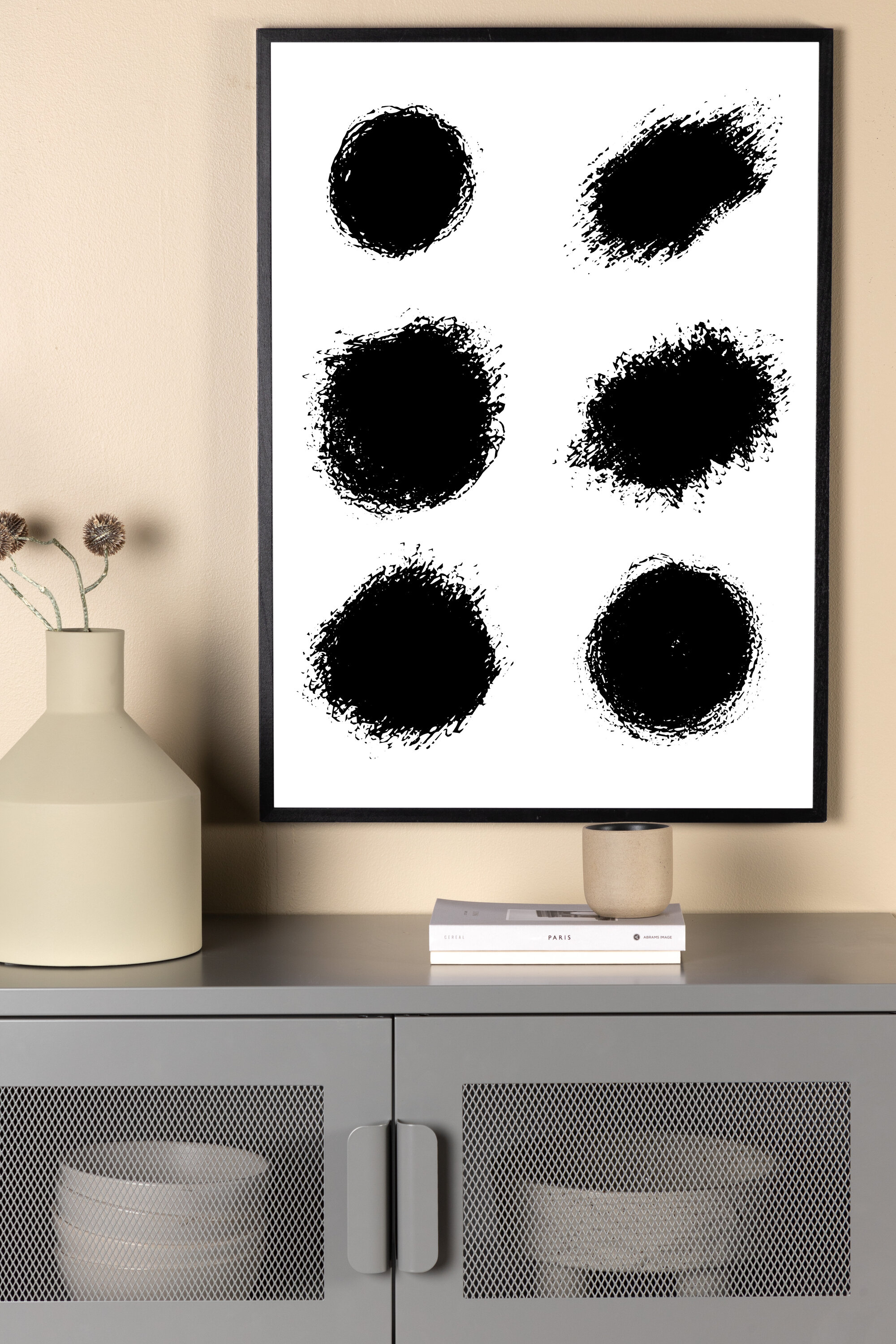 Juliste Venture Home Dots 1, valkoinen