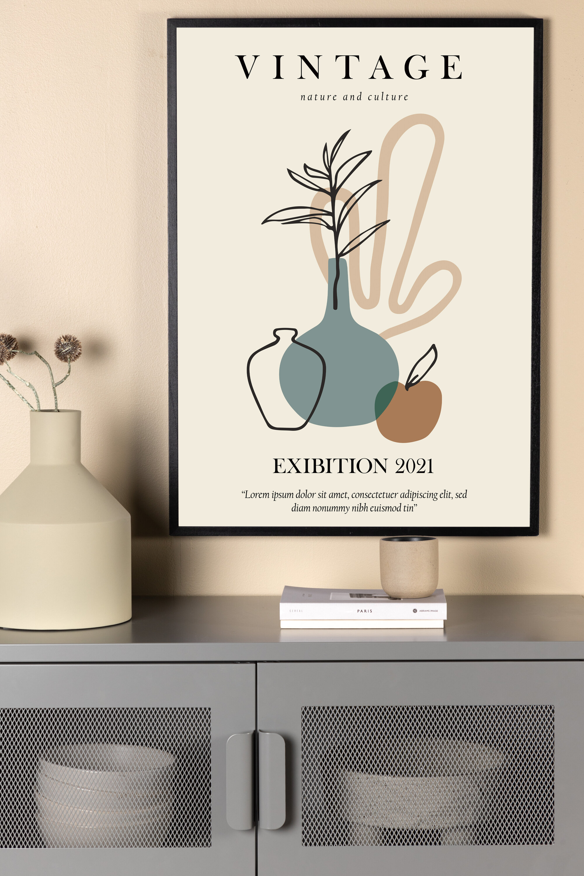 Juliste Venture Home Vintage, beige