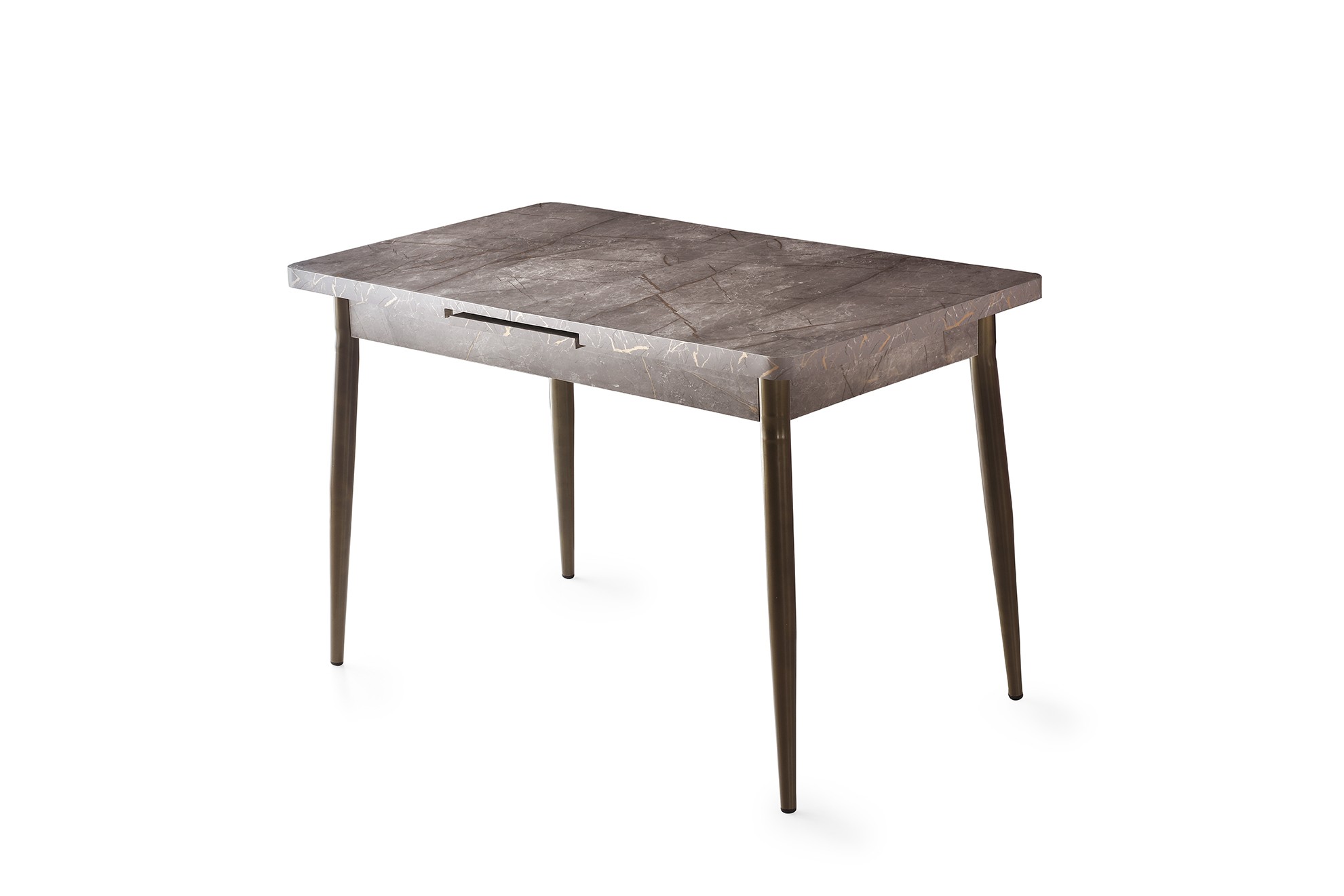 Ruokapöytä Valento Furniture Ay - 1181, 120x70cm, jatkettava, Minkki