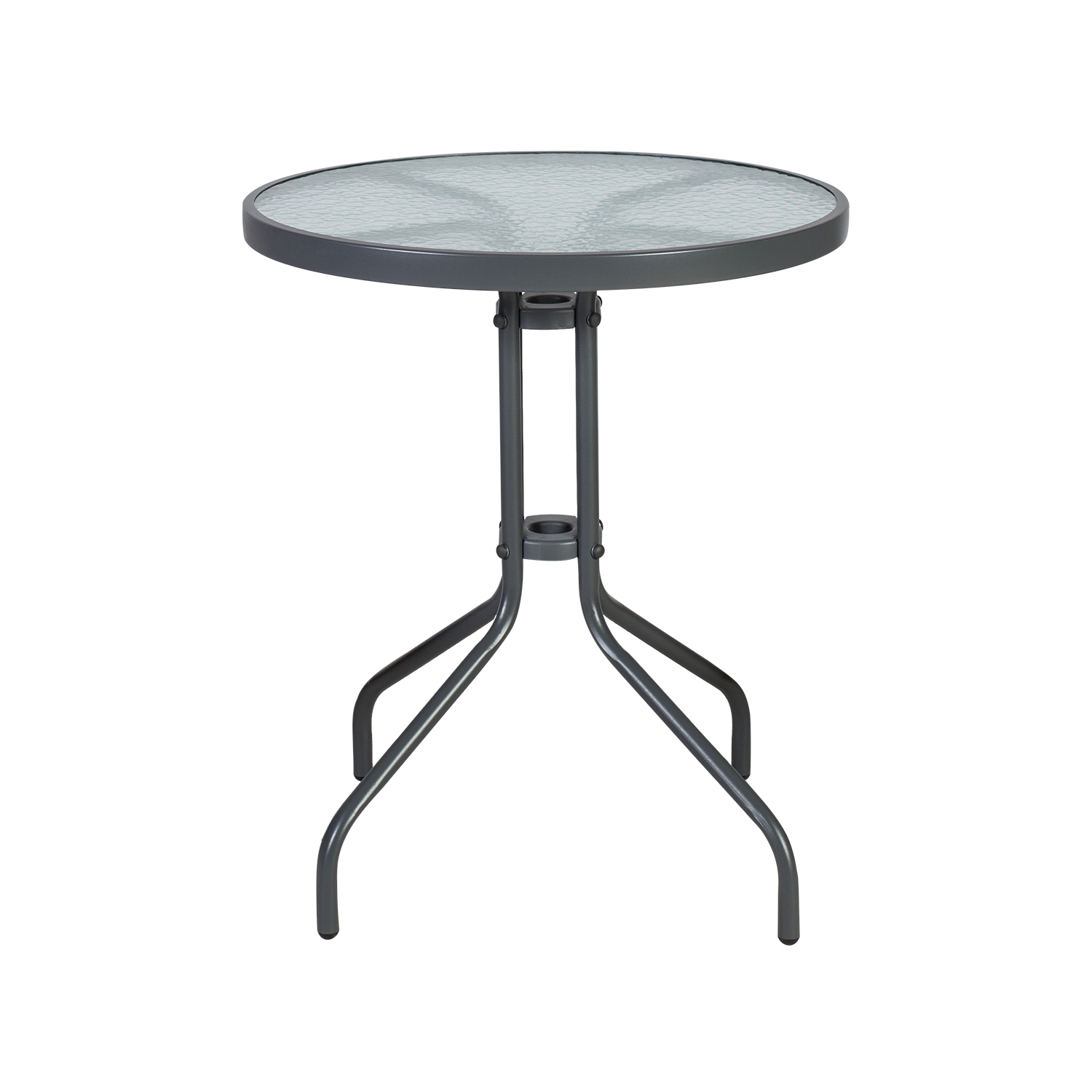 Pöytä Home4You Bistro, D60x70cm, Harmaa