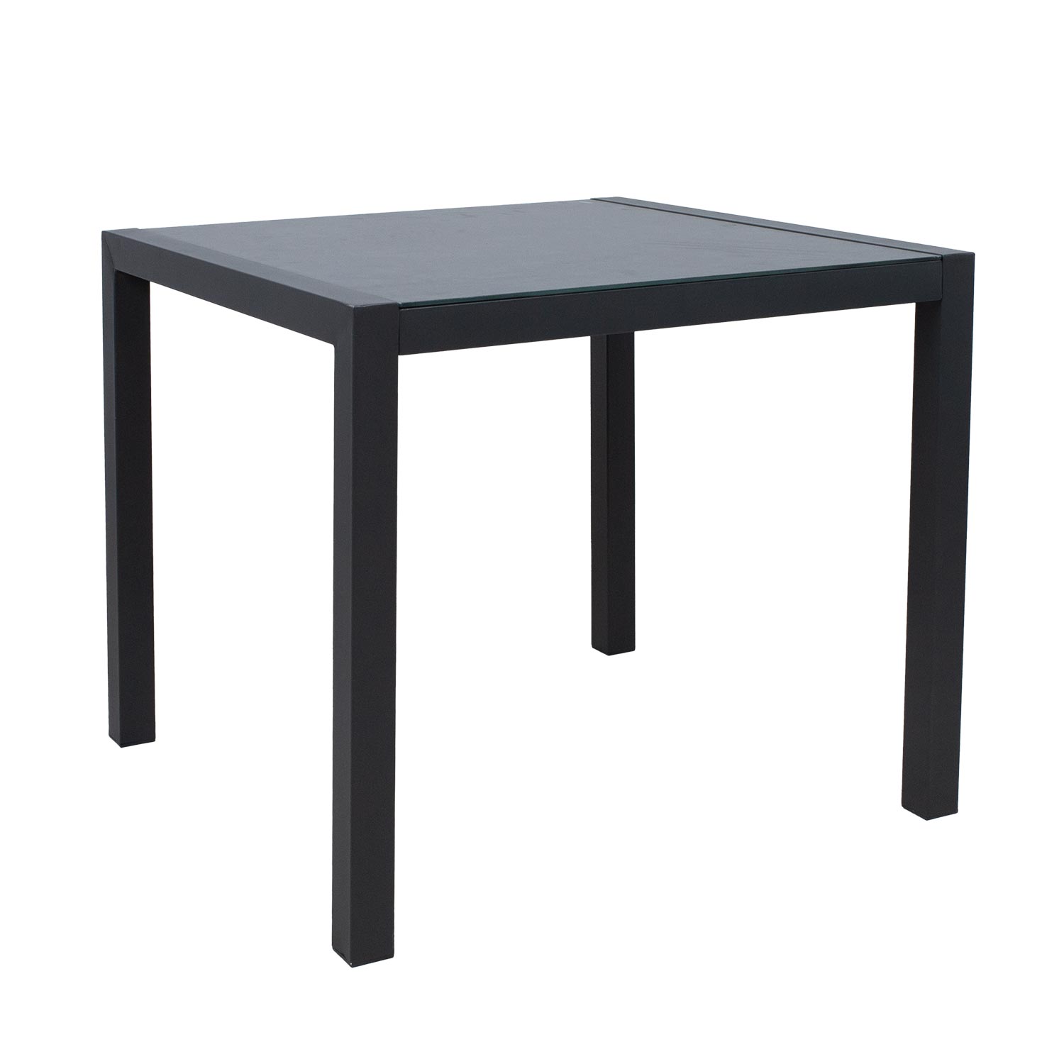 Pöytä Home4You Delgado 80x80x72cm, Harmaa