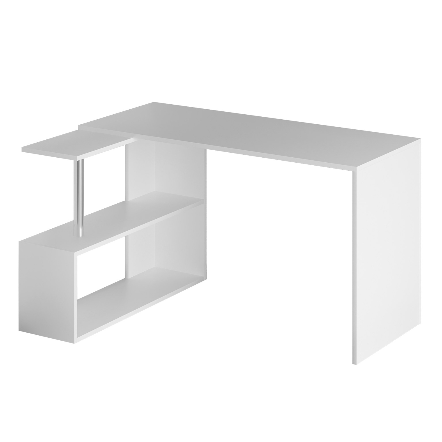 Työpöytä Valento Furniture Gelincik, 130x94x74cm, valkoinen