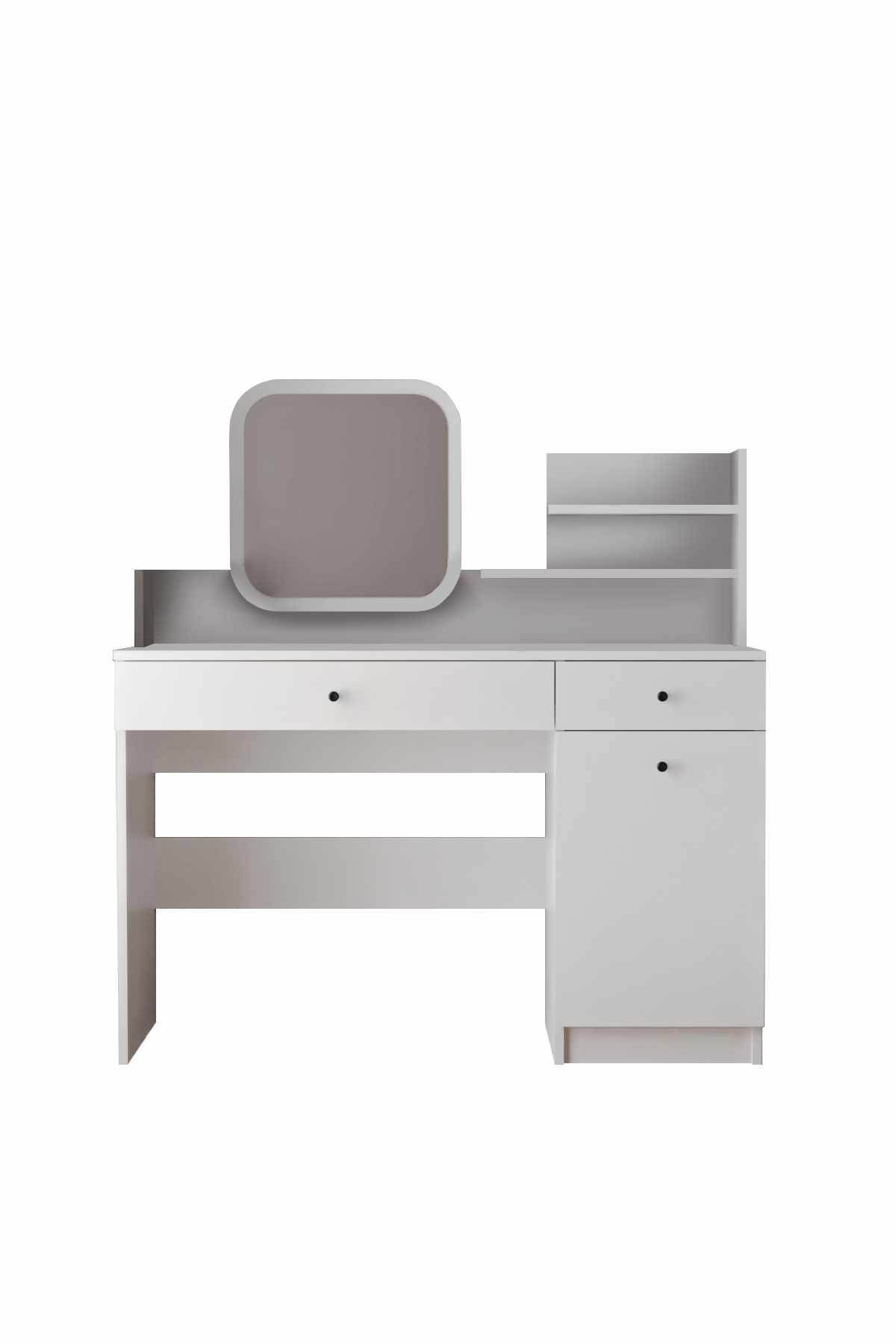 Meikkipöytä Valento Furniture Harmony Square, 124x135cm