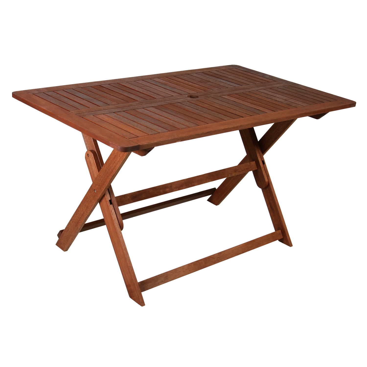 Pöytä Home4You Modena, 135x80x74cm, Kokoontaitettava, Ruskea