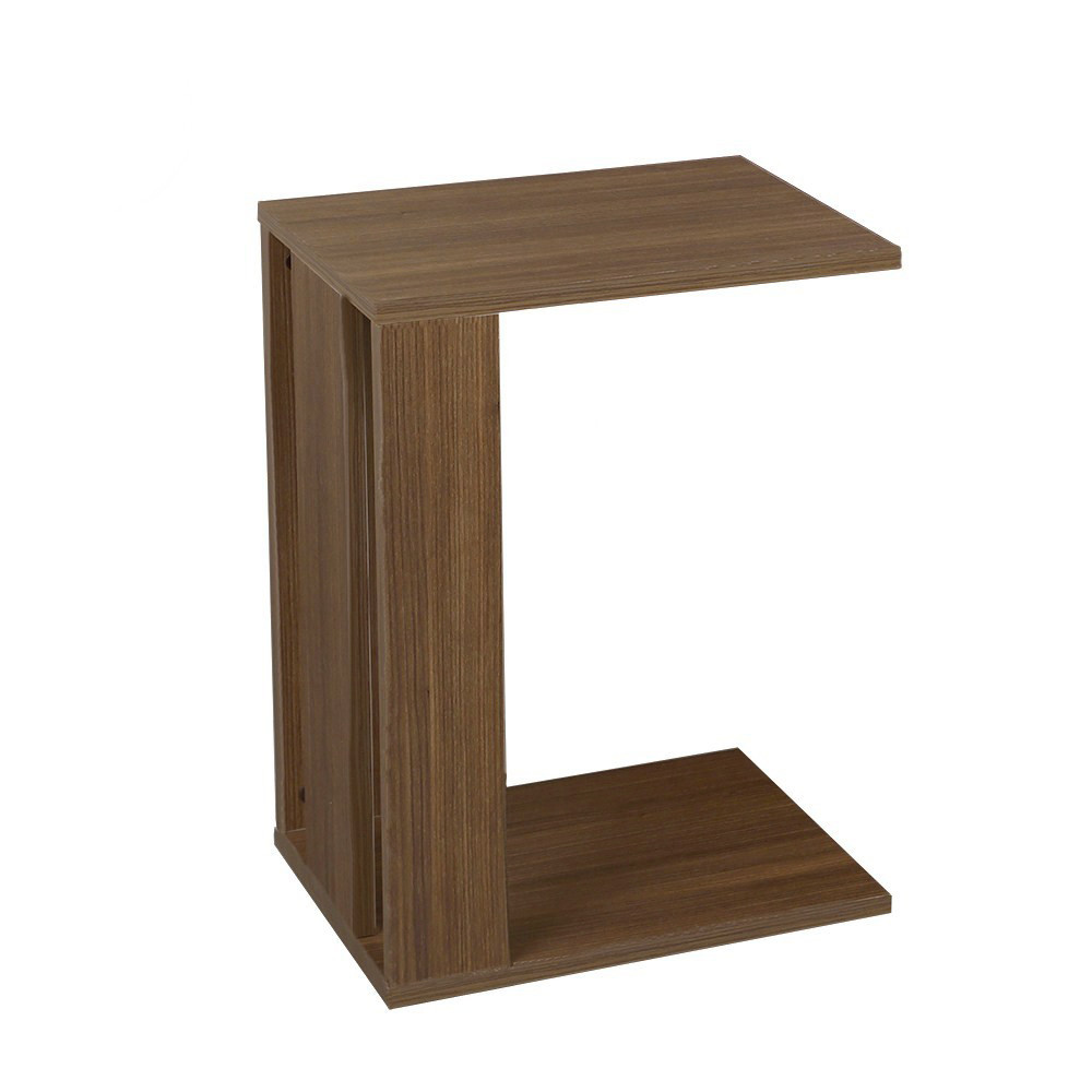 Sivupöytä Valento Furniture Tammi, 35x45x61cm, piilopyörillä, pähkinä