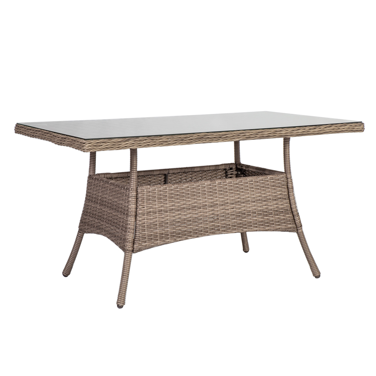 Pöytä Home4You Toscana, 140x80x73cm, Beige