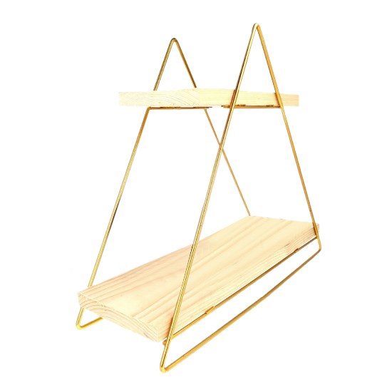 Pöytähylly Valento Furniture Masa, kulta/ruskea