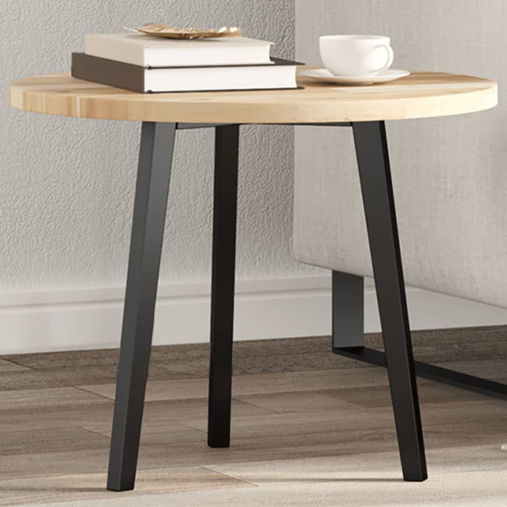 Pöytälevy pyöreä Ø50x2 cm täysi akasiapuu