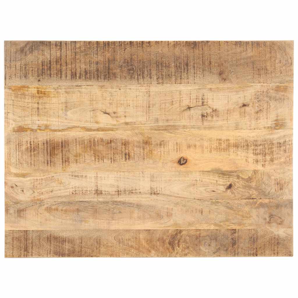 Pöytälevy täysi mangopuu 25-27mm 80x60 cm