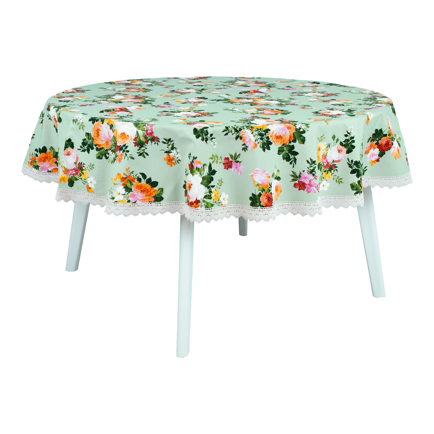 Pöytäliina Home4You Summer Flower, D170Cm, Multicolor