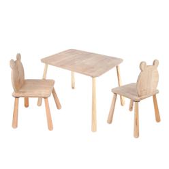 Lasten Pöytäsetti Valento Furniture BLTYZ-AKTV063, 45x54x60cm, 30x57x30cm, Tammi