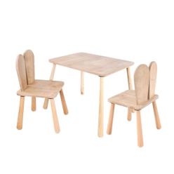 Lasten Pöytäsetti Valento Furniture BLTYZ-AKTV061-1, 45x54x60cm, Tammi