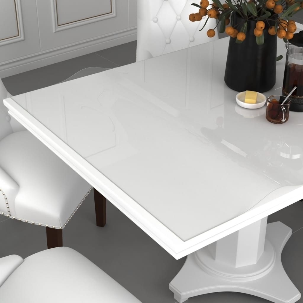 Pöytäsuoja läpinäkyvä 80x80 cm 2 mm pvc