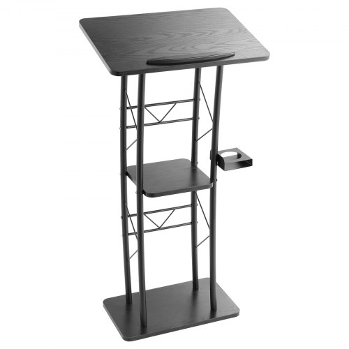 Puhujan pöytä North Craft B-1022, 118x59x8 cm, Metallinen, Musta