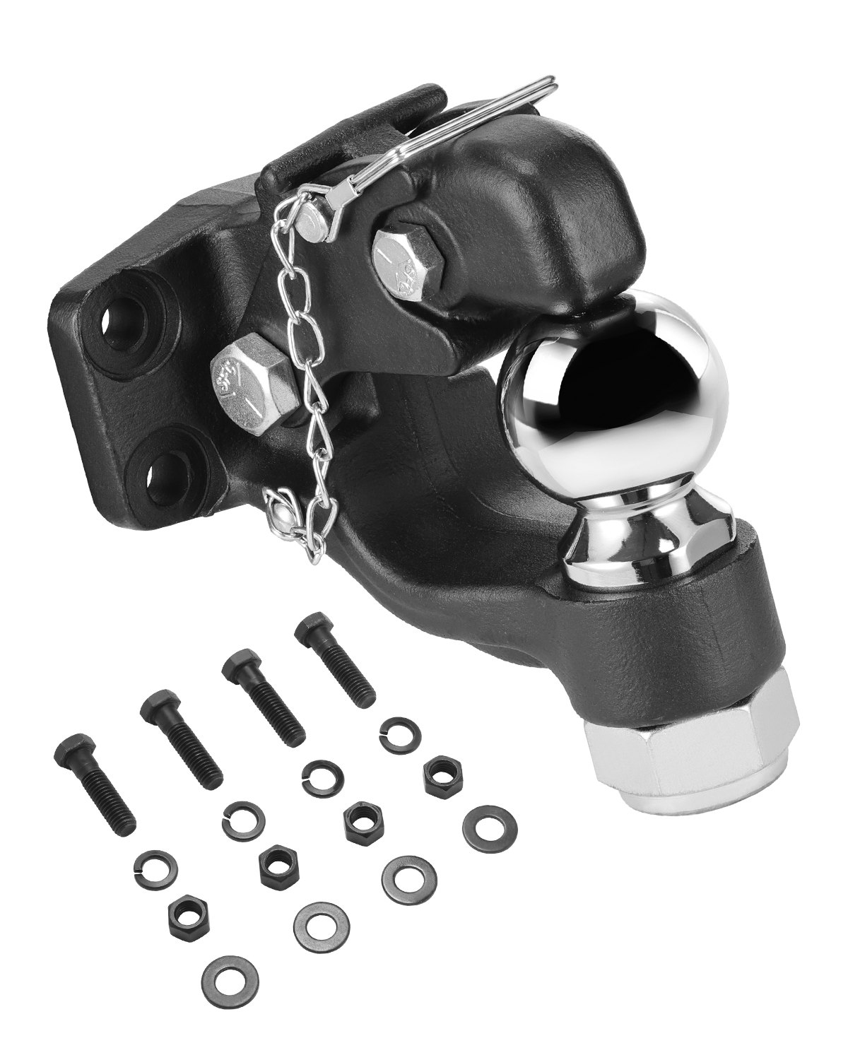 Pulttikiinnitteinen vetokita vetokuulalla North Craft HSHTG-04BQ, 13605 kg, Musta
