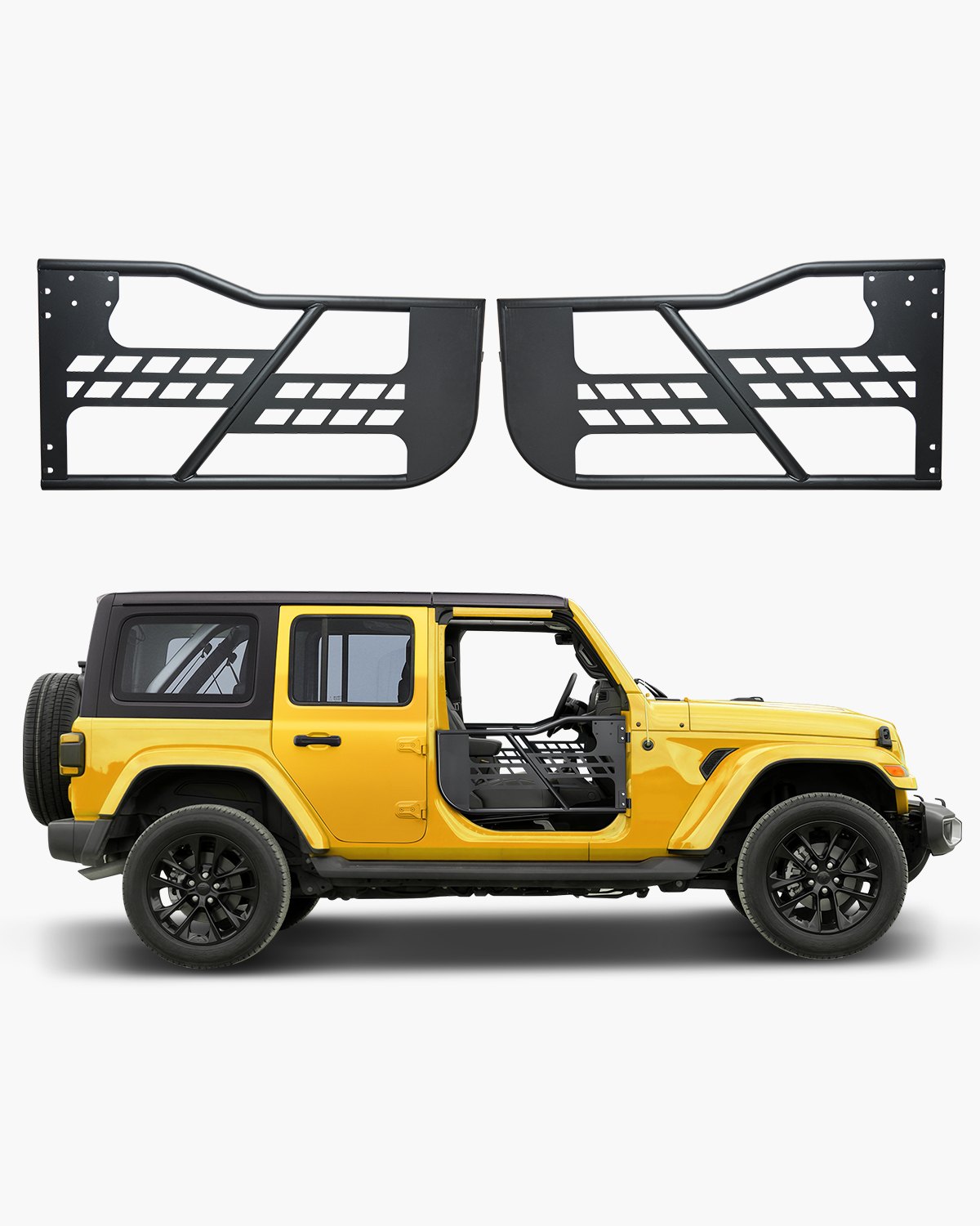 Putkiovipari Jeep North Craft, 2-ovinen, Jahdityyli, 91x47x9cm, teräs
