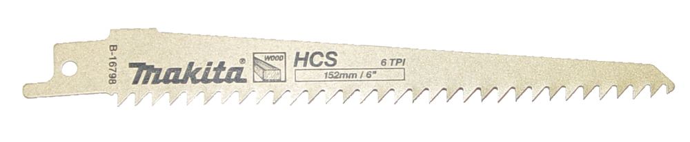 Puukkosahanterä Makita B-16798, HCS, puulle/vanerille, 5kpl