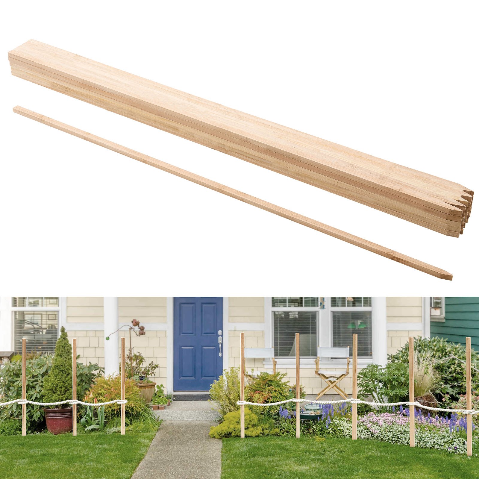 Puupaalut North Craft 122 cm, 25 kpl