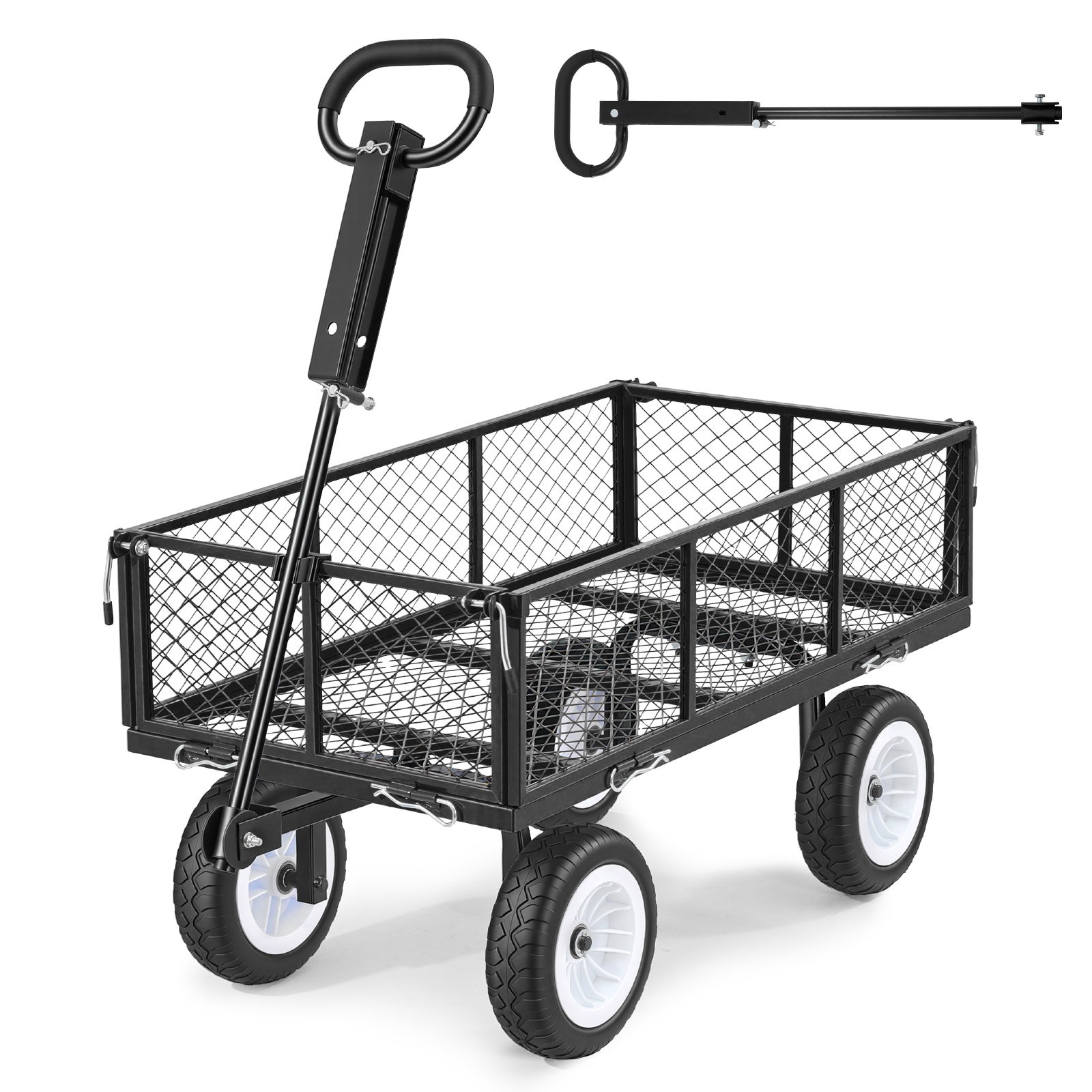 Puutarhakärry North Craft TC-900B, 408.2 kg, Musta