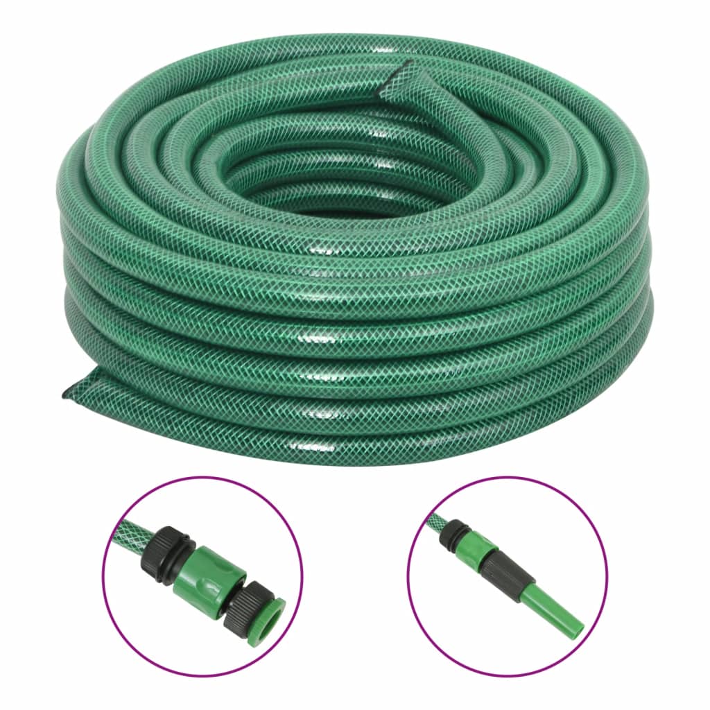 Puutarhaletku liitinsarjalla vihreä 0,9&quot; 30 m PVC