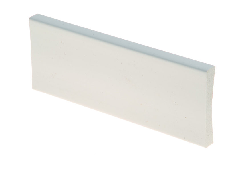 Peitelista JR-Wood, 10x58x2200, PVC, valkoinen (5 kpl/pkt)