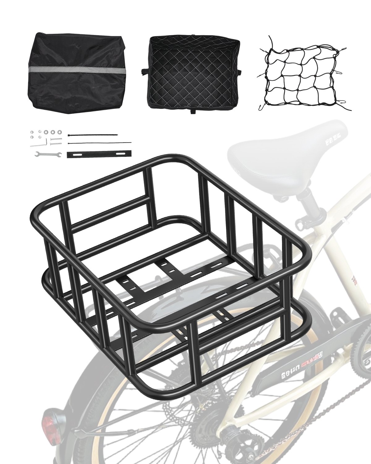 Pyöräkori North Craft TX-SS-02, 435x330x155mm, Musta