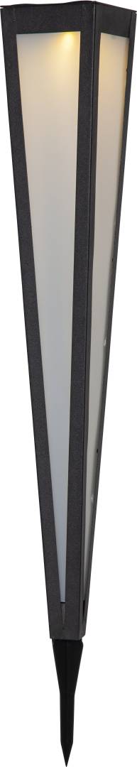Aurinkokennopollari Star Trading Pyramis, 61 cm, musta