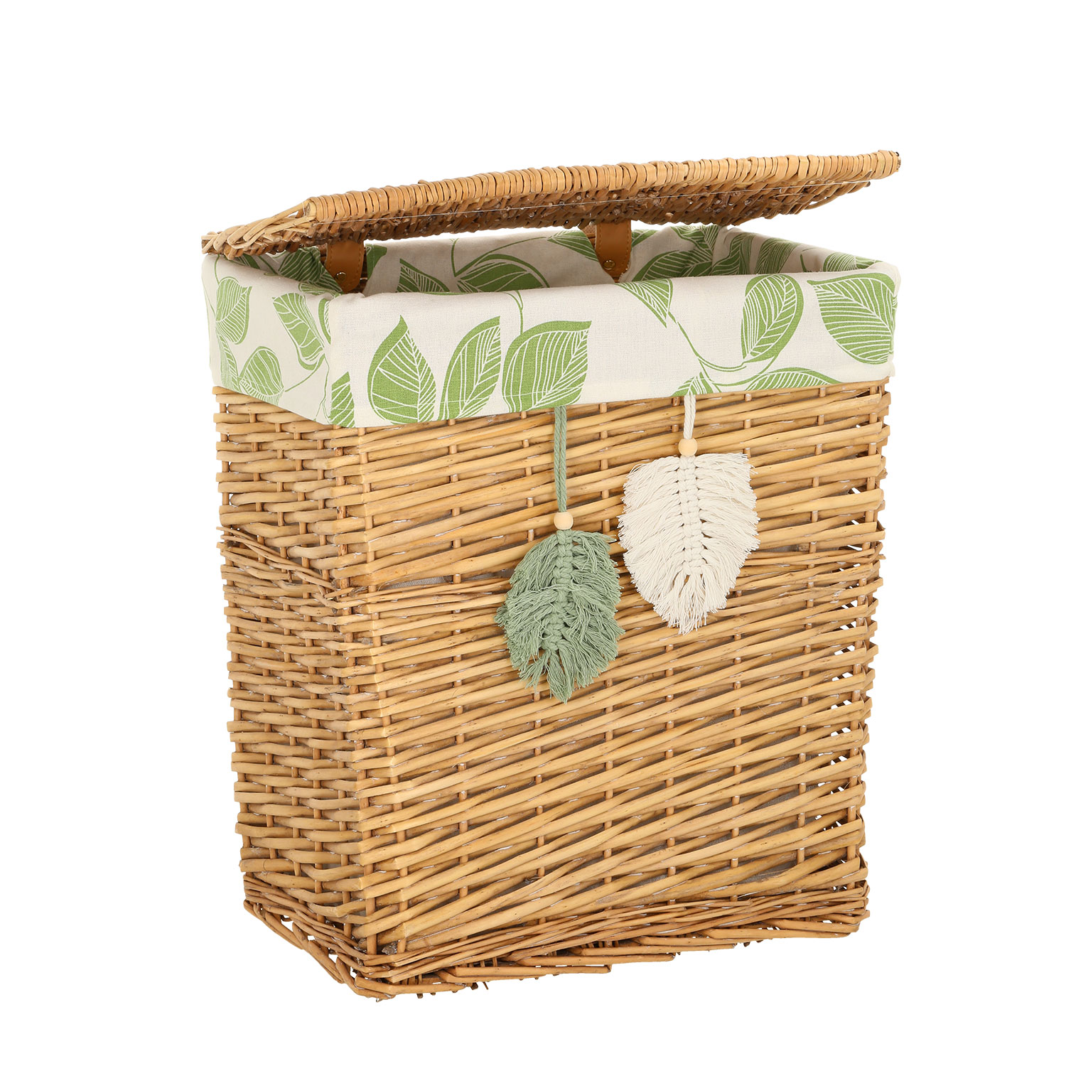 Pyykkikori Home4You Willi Miro, 39x28x45cm, Beige