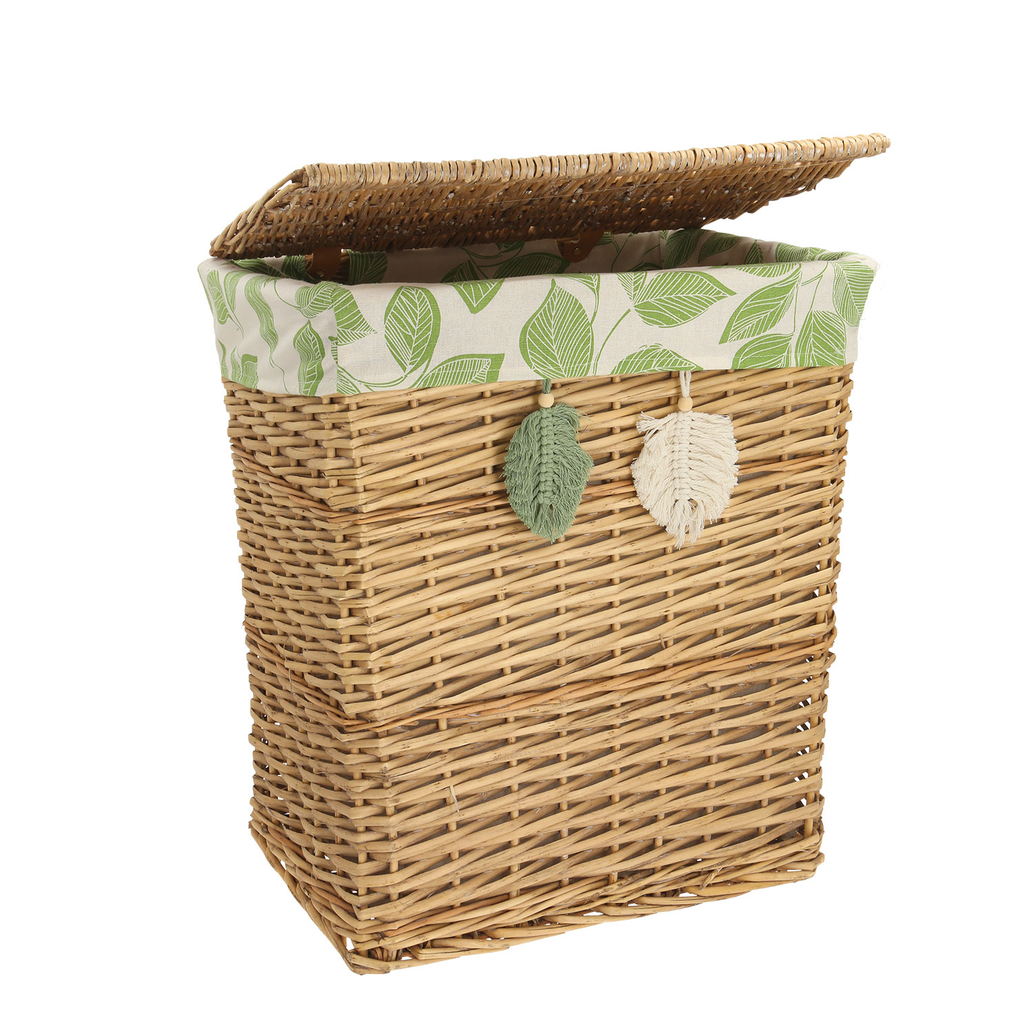 Pyykkikori Home4You Willi Miro, 47x35x55cm, Beige