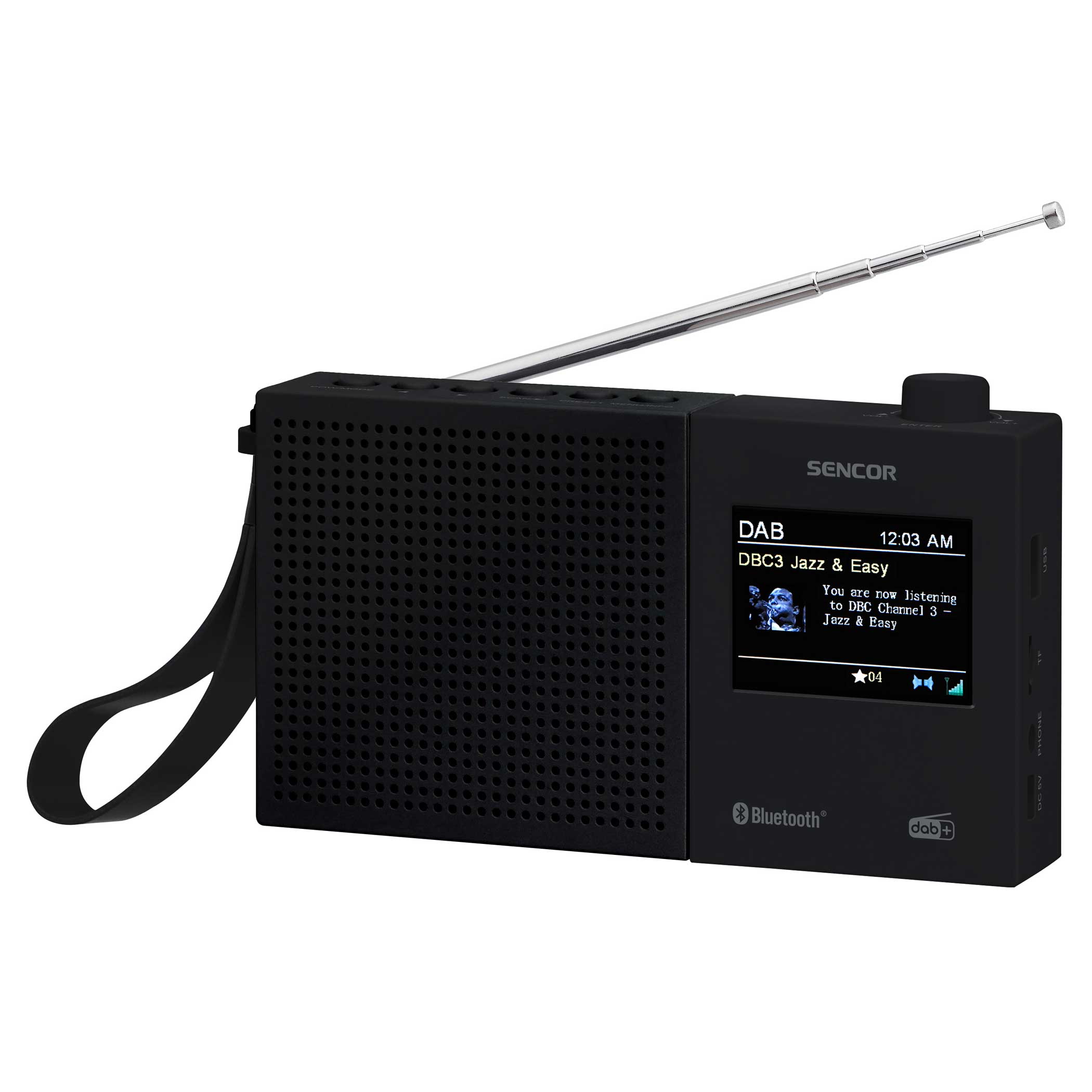 Radio DAB+, Bluetooth, Sencor SRD7790B