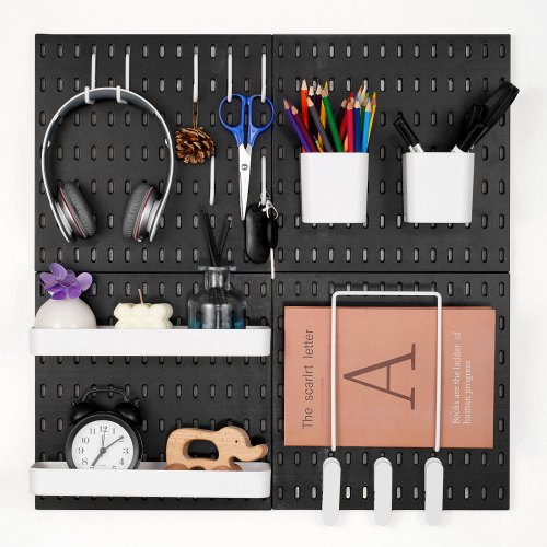 Reikälevyjärjestelmä North Craft Pegboard, 280x280mm, 4 Paneelia, Musta
