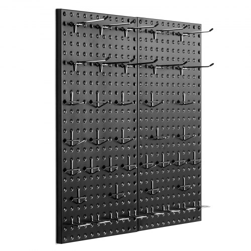 Reikälevyjärjestelmä North Craft Pegboard, 61x30cm, 2-paneelia, Musta