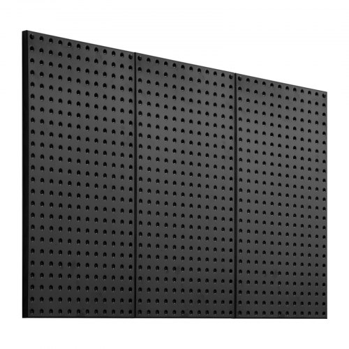 Reikälevyjärjestelmä North Craft Pegboard, 61x30cm, 3 paneelia, Musta