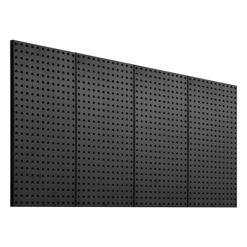 Reikälevyjärjestelmä North Craft Pegboard, 61x30cm, 4-paneelia, Teräs, Musta
