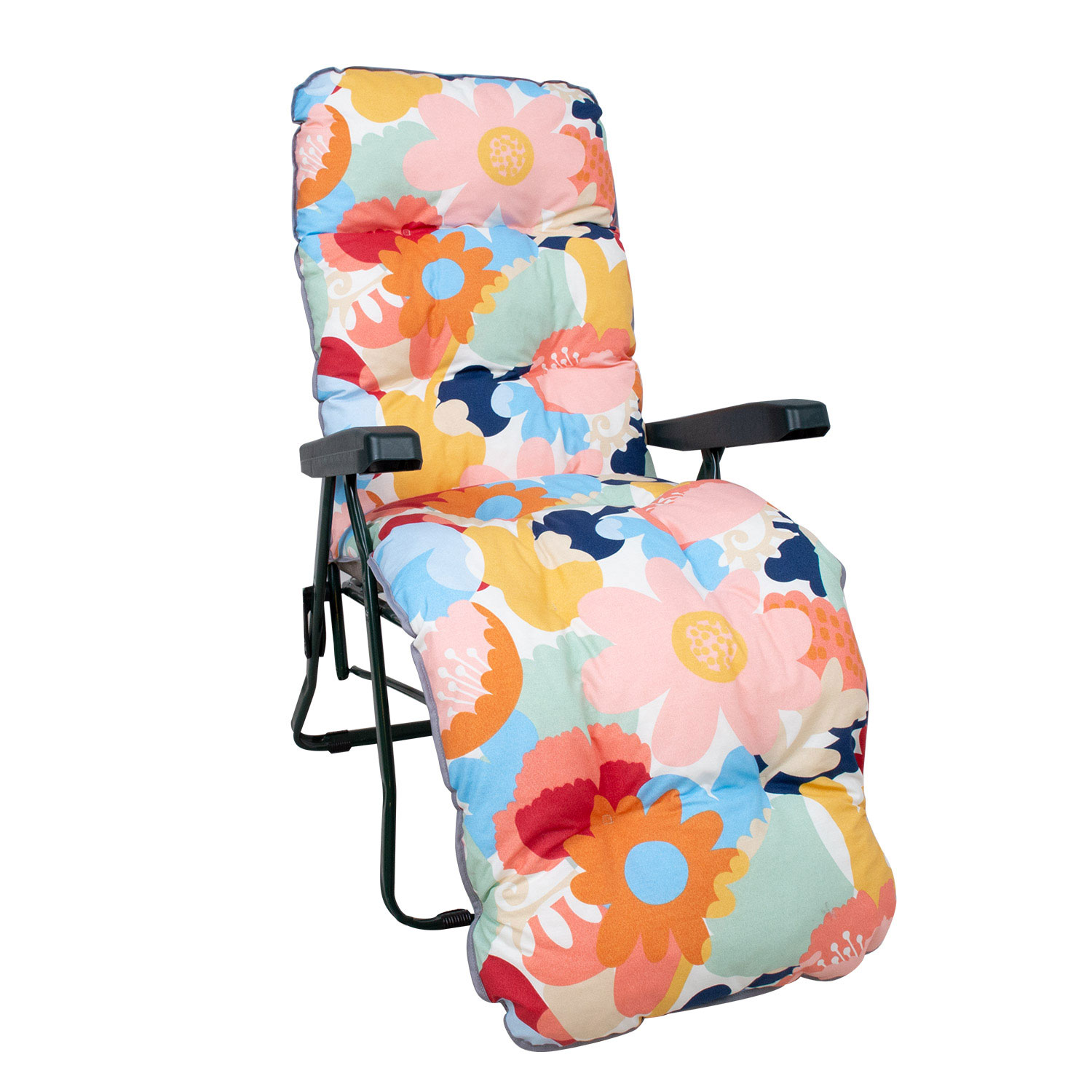 Riippumatto Home4You Baden-Baden Nordic Floral Pad, 57x86x100cm, Vihreä