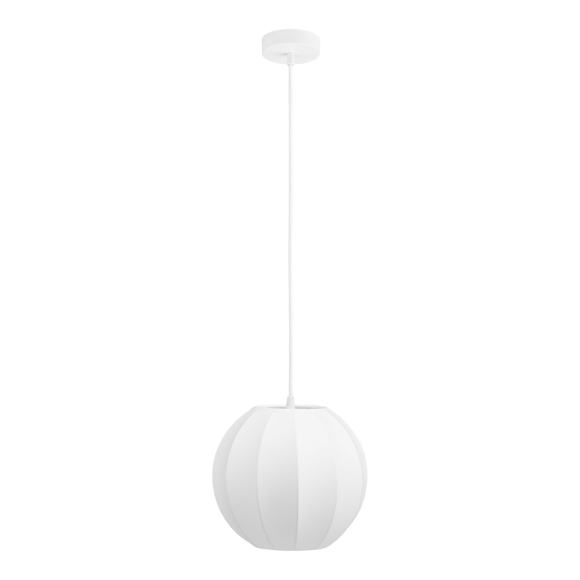 Riippuvalaisin House Nordic Coventry, pallo, valkoinen, ø25 cm