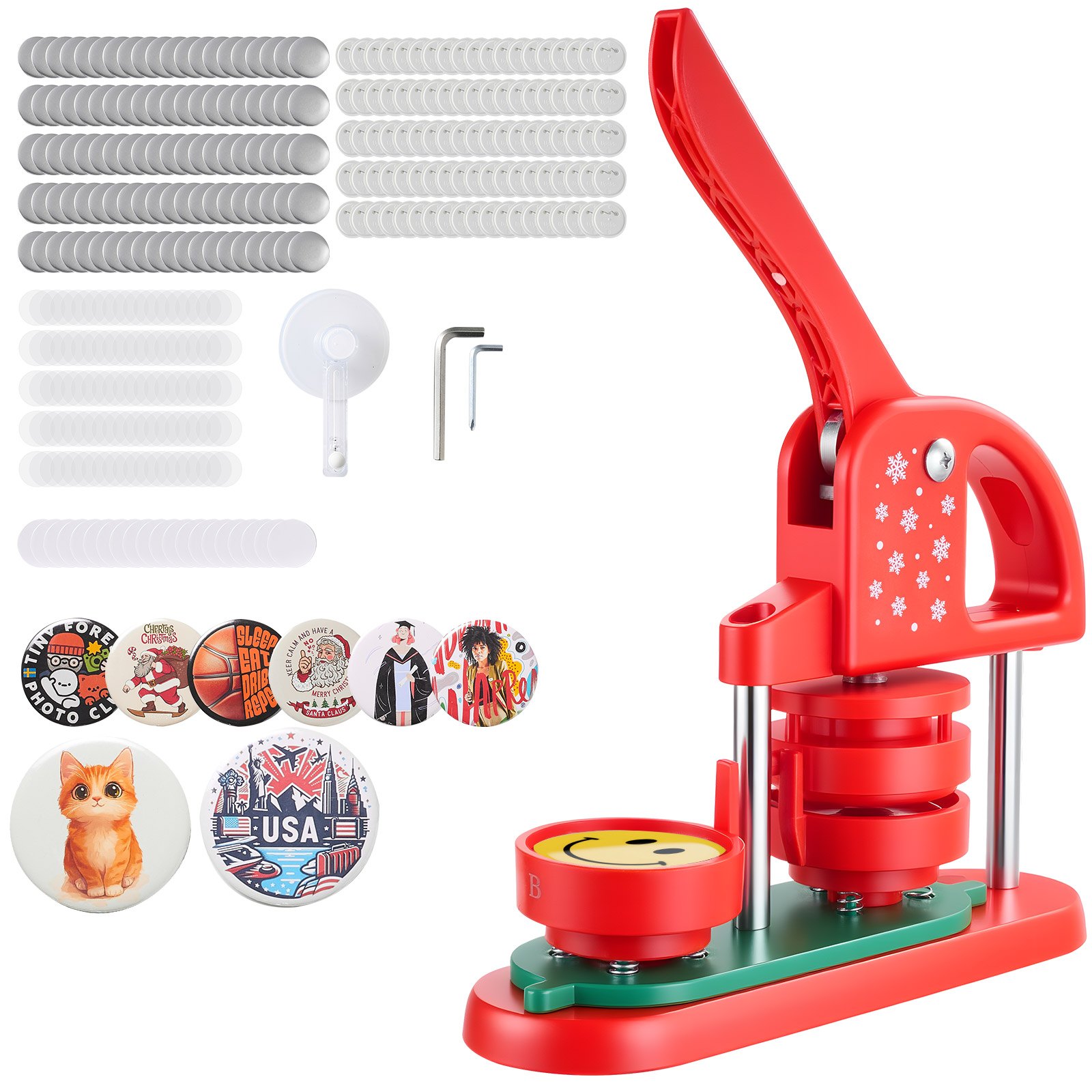 Rintanappiprässi North Craft JMB-R58, 58mm, ergonominen, punainen