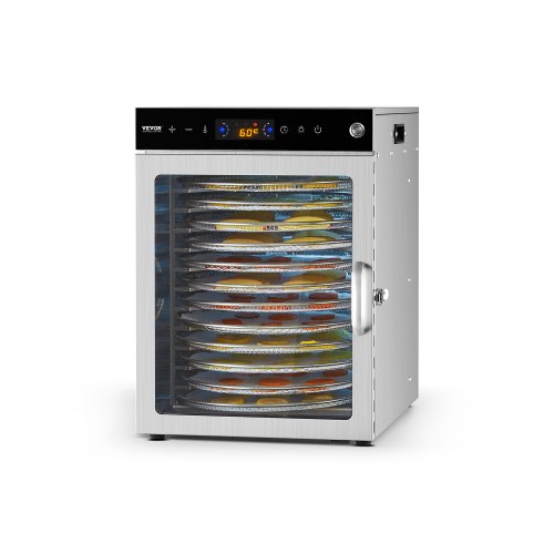Ruokakuivuri North Craft H12-CX001, 12 lokeroa, 800W, ruostumaton teräs