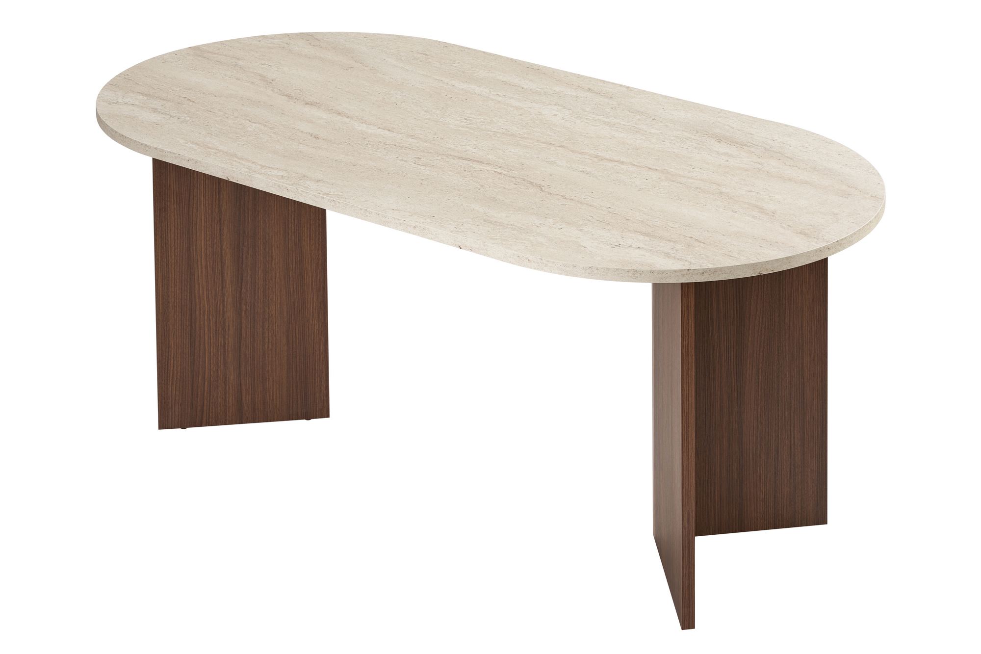 Ruokapöytä Valento Furniture Sablin Cadiz Oak, 180x90cm