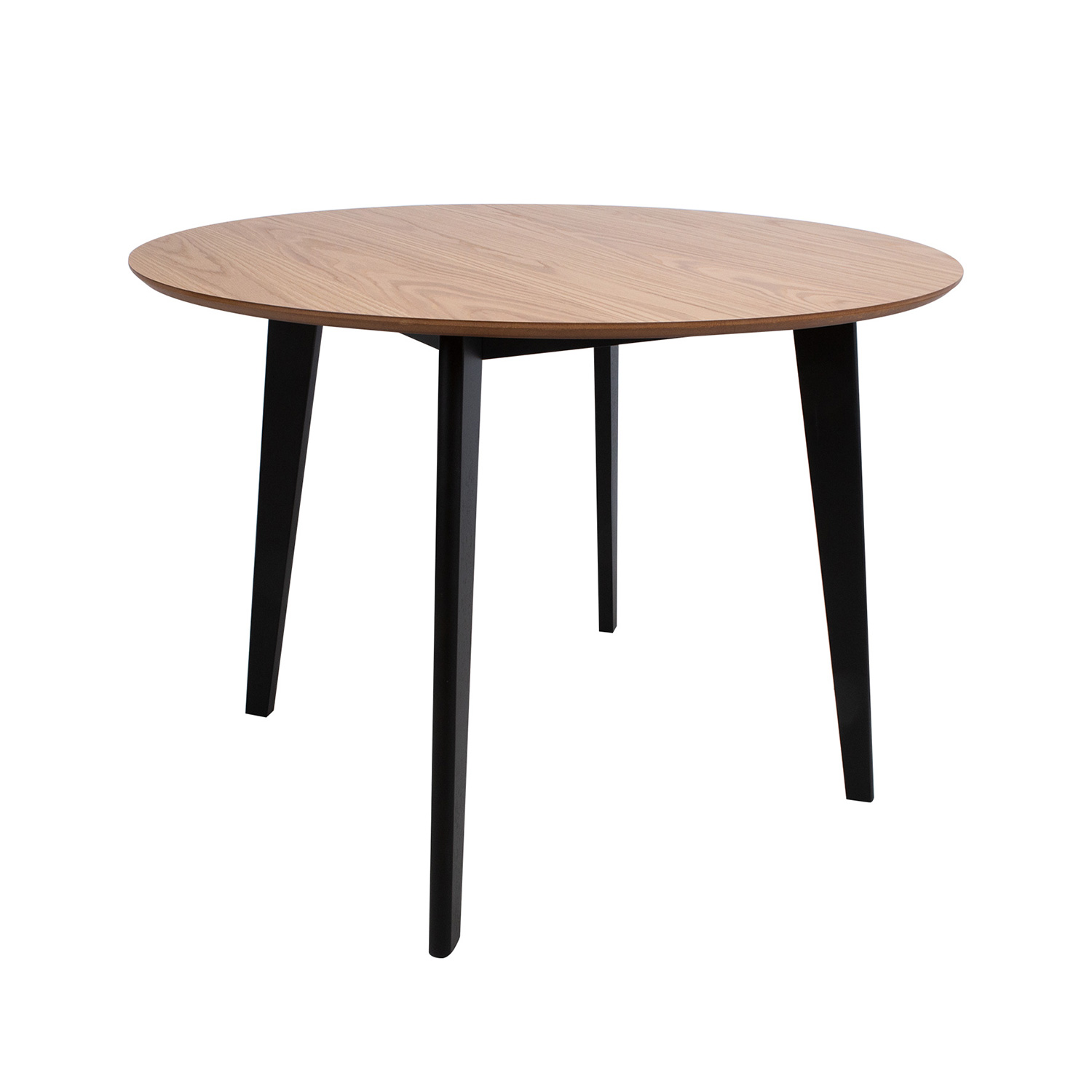 Ruokapöytä Home4You Roxby D105x76cm, Tammi/Musta