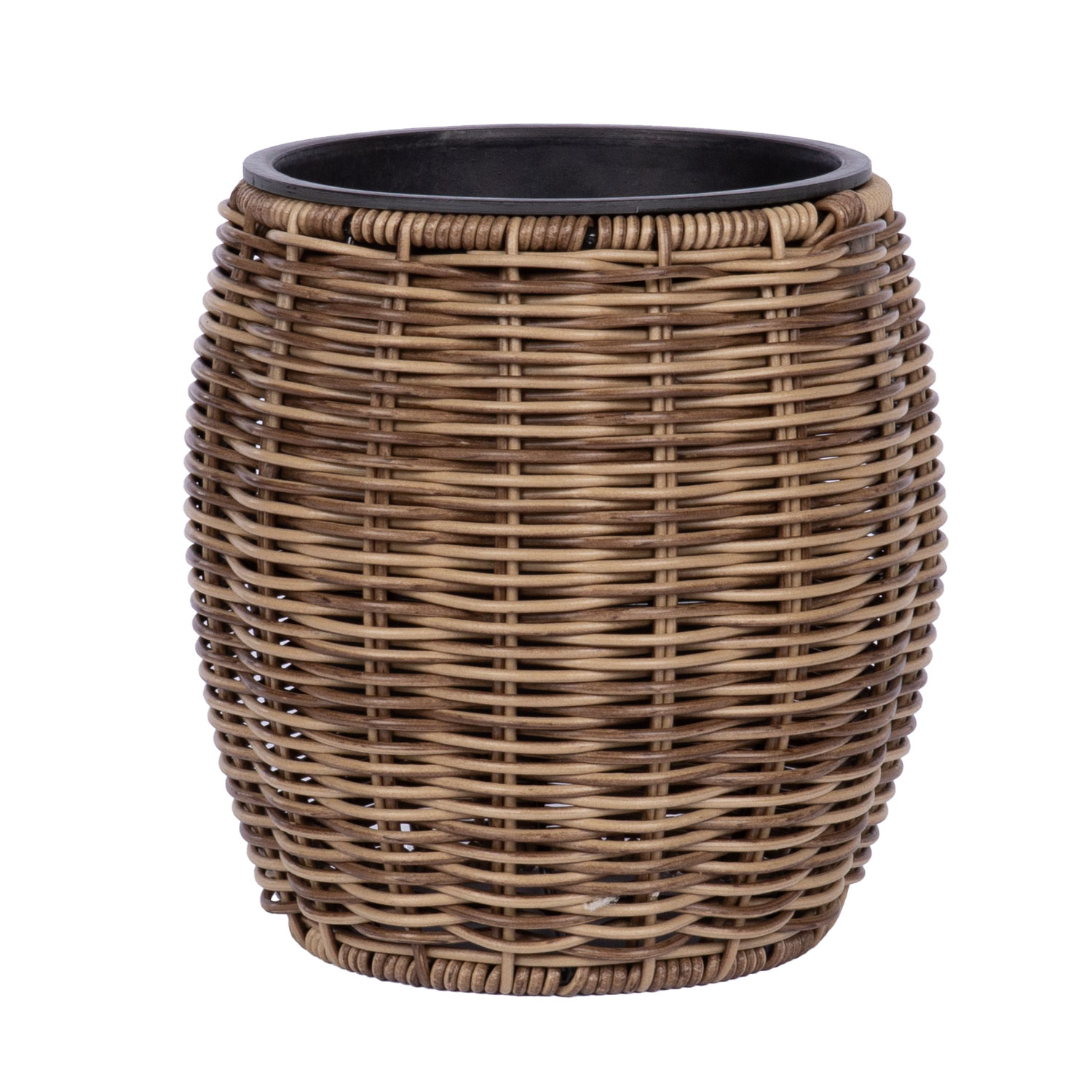 Kukkaruukku Home4You Wicker, 20x20cm, Vaaleanruskea