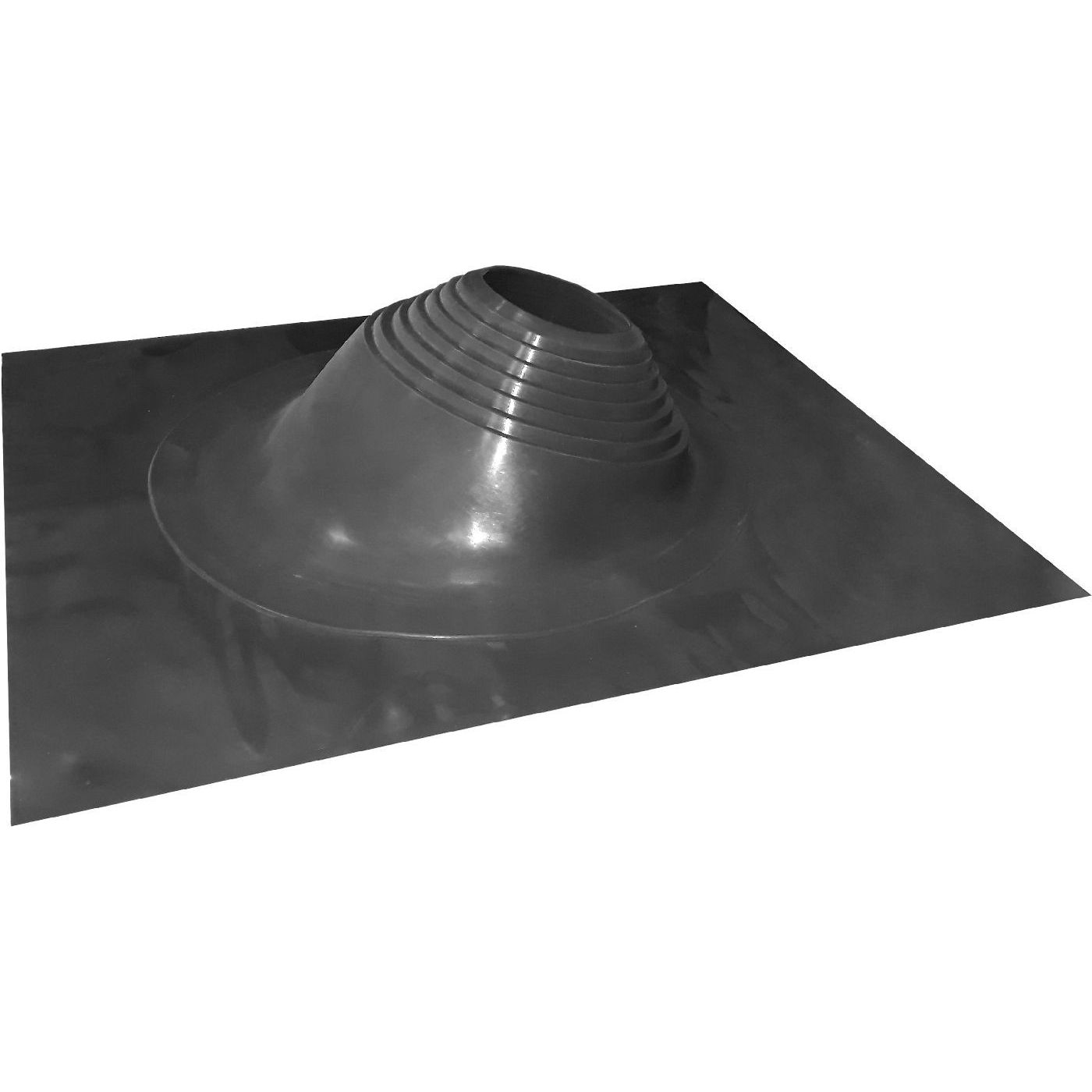 Sadekaulus piipun läpiviennille Jeremias,  850x720 mm, musta