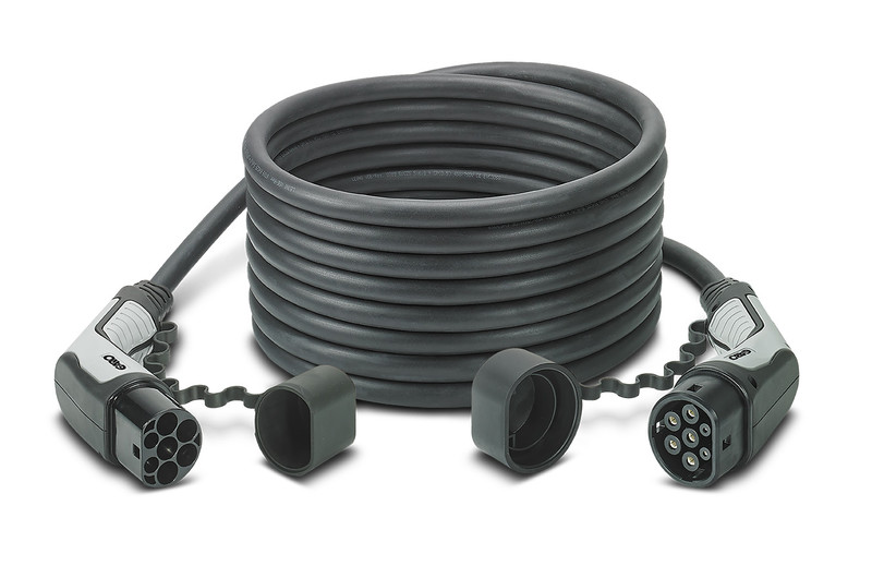 Sähköauton latauskaapeli Garo GLKT2PC32A480V8MR, Type2, 3-vaihe, 32A, 8m kaapeli