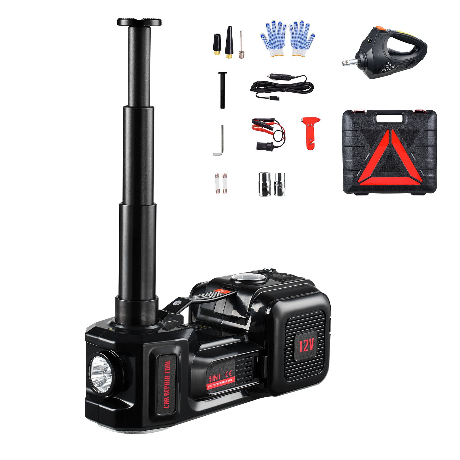 Sähköinen hydraulitunkkisarja North Craft ZSY01-3, 5T, Sähköinen, 315x155x155mm, LED-valo