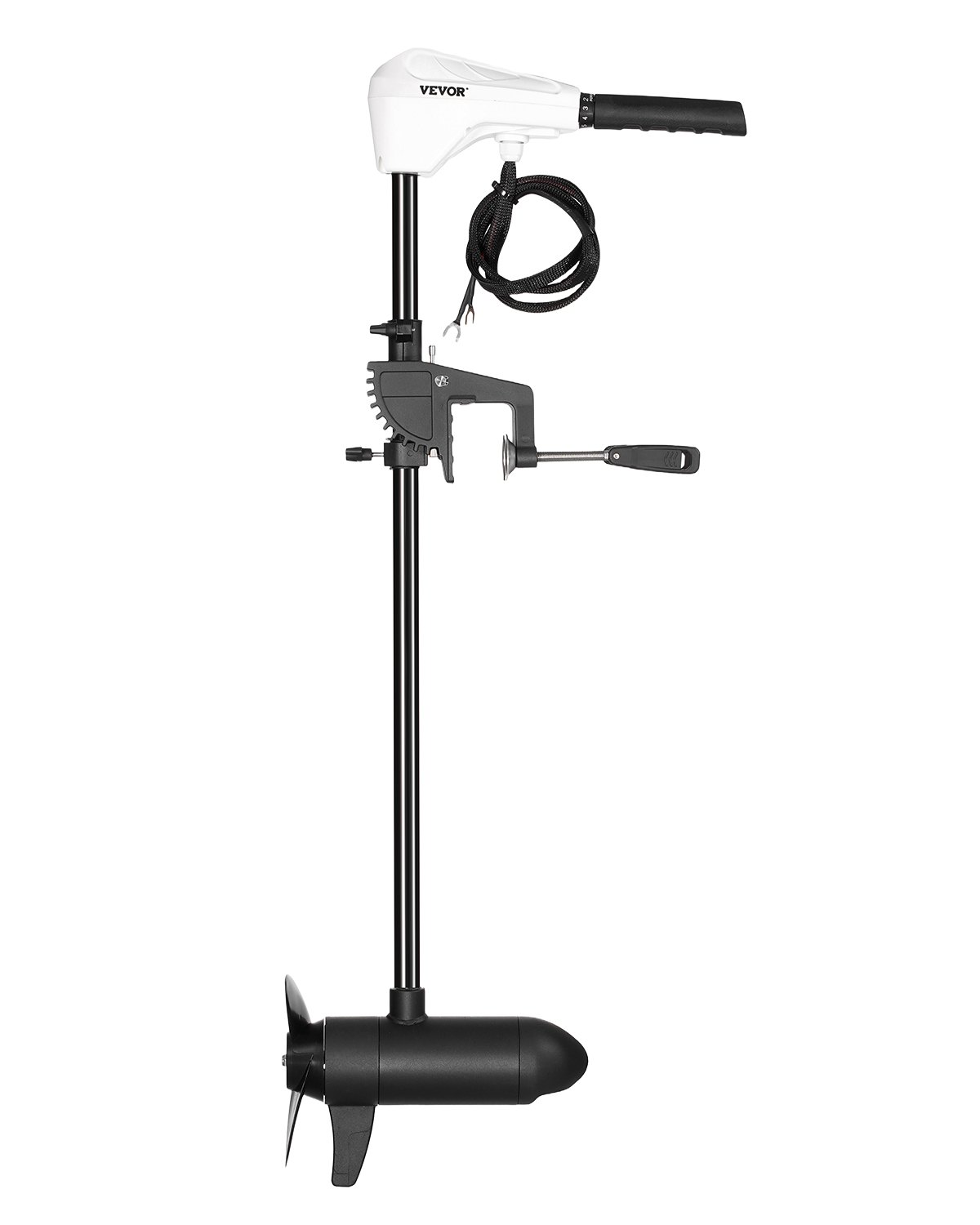 Sähköinen uistelumoottori North Craft, 24V, 86lbs työntövoima, 91cm, Musta