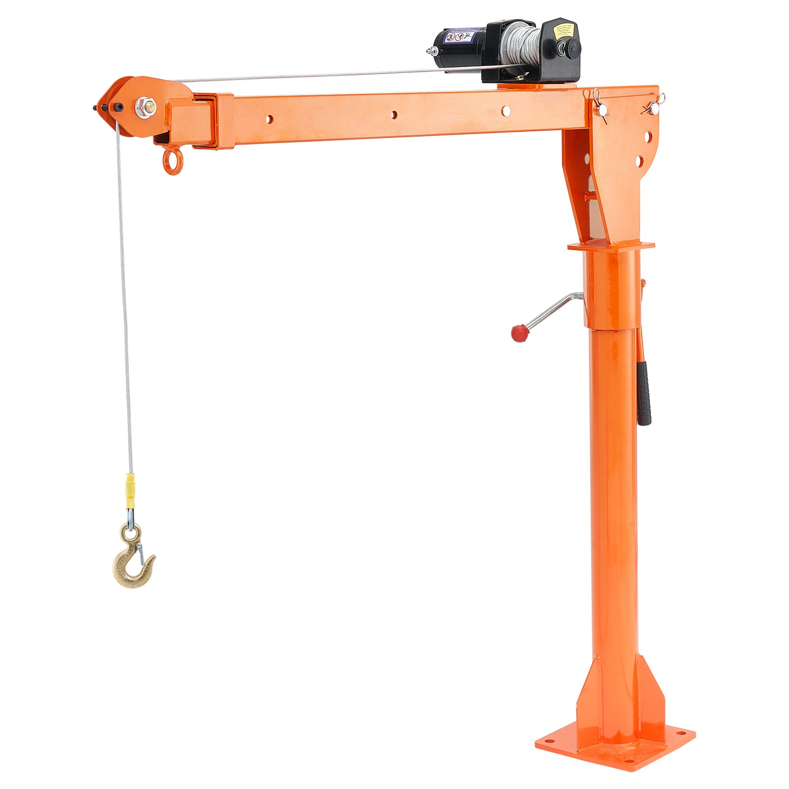 Sähkökäyttöinen lavanosturi North Craft HXCZDJ-01, 168x130x26cm, 499kg, kääntyvä, musta