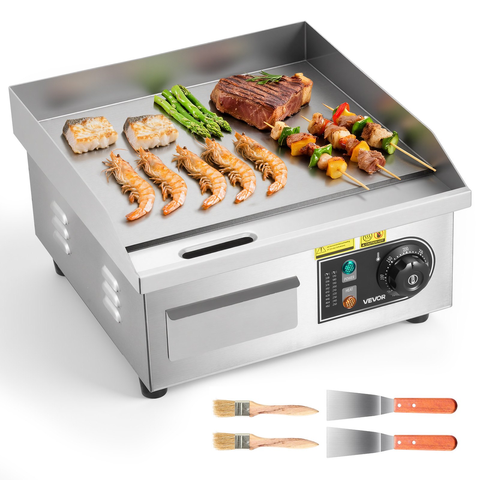 Sähköparila North Craft YS-360-EU, 355x300mm, 2000W, Ruostumaton Teräs