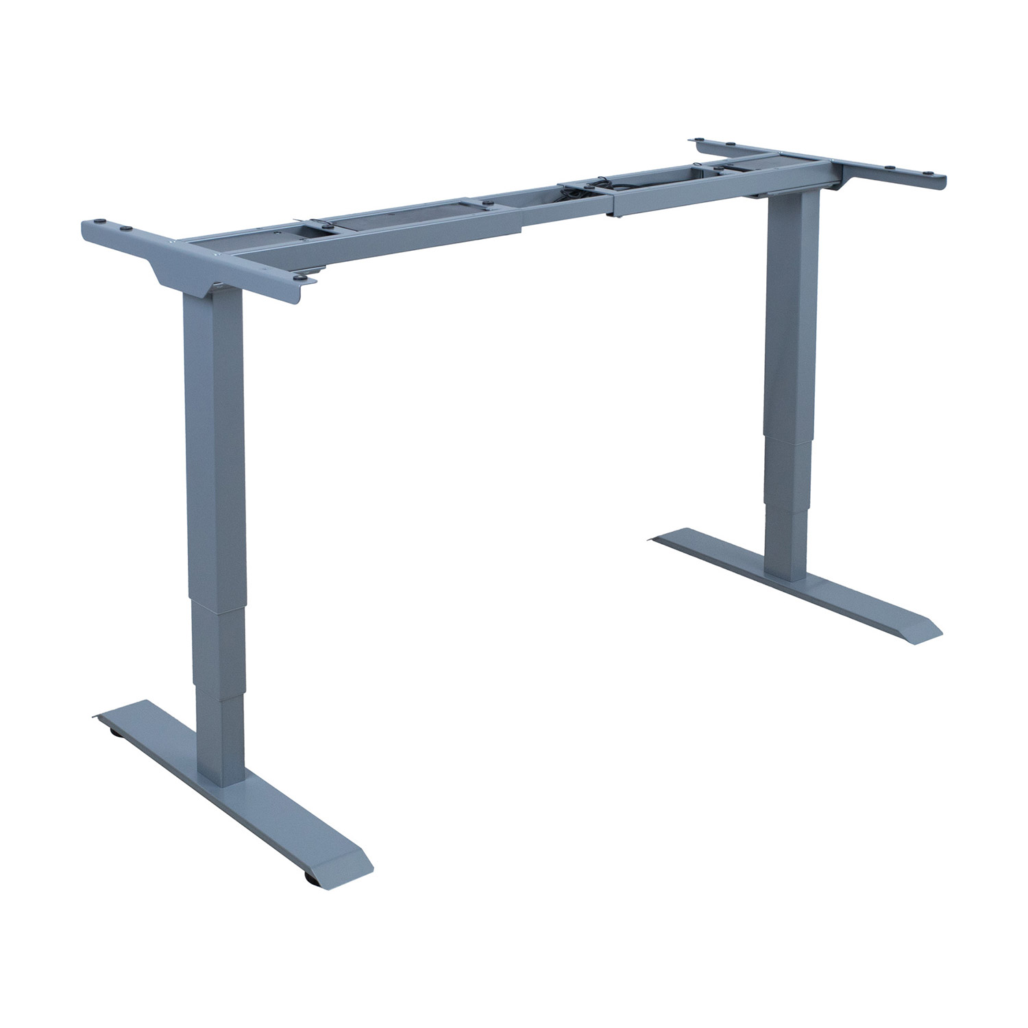 Sähköpöydän jalka/moottori Home4You Ergo, 60-125cm korkeussäätö, hopeanharmaa