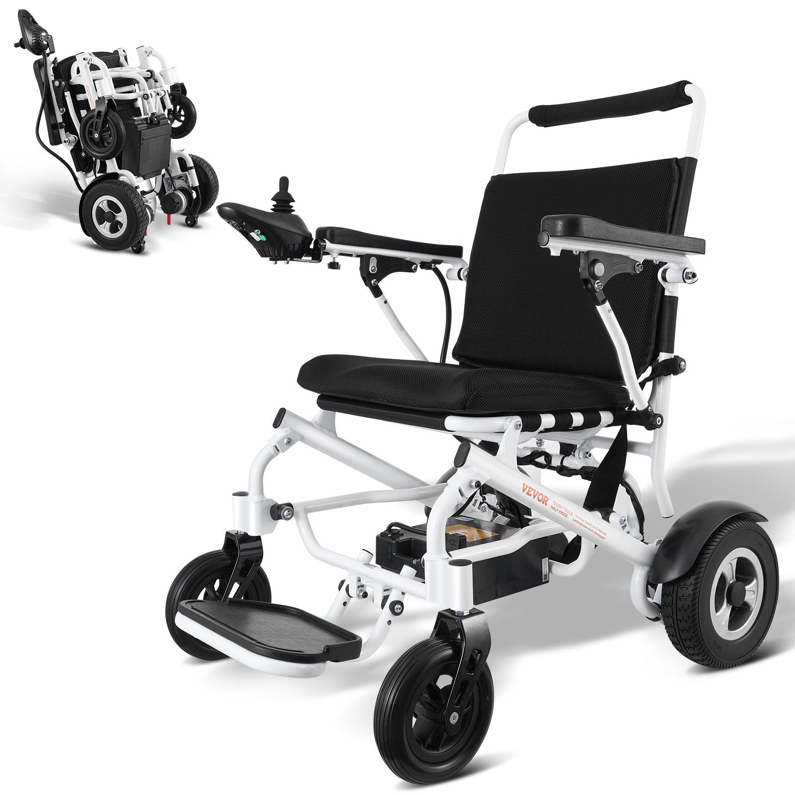 Sähköpyörätuoli North Craft JRWD6010, 136 kg, 50,8 cm, musta